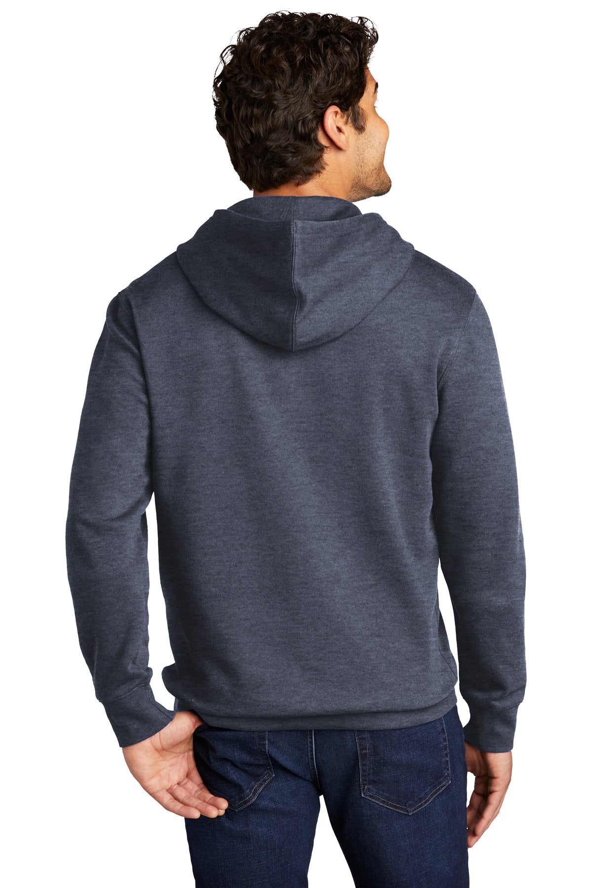 Ht Navy District V.I.T. Fleece Hoodie DT6100