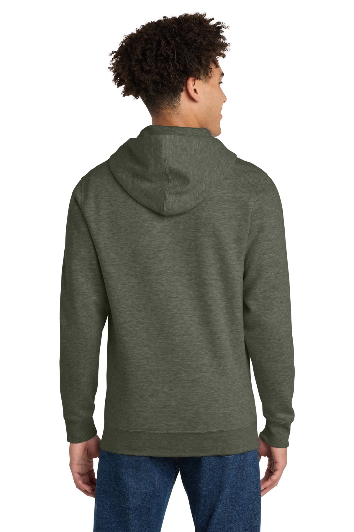 Ht Olive District V.I.T. Fleece Full-Zip Hoodie DT6102