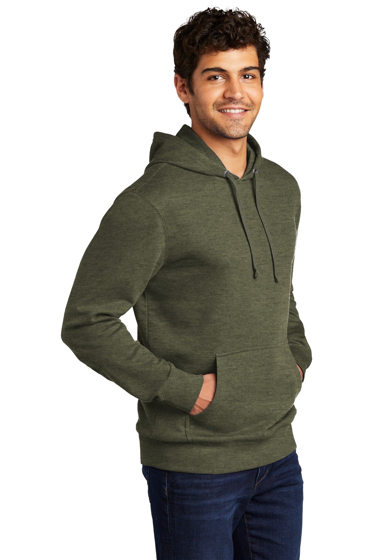 Ht Olive District V.I.T. Fleece Hoodie DT6100