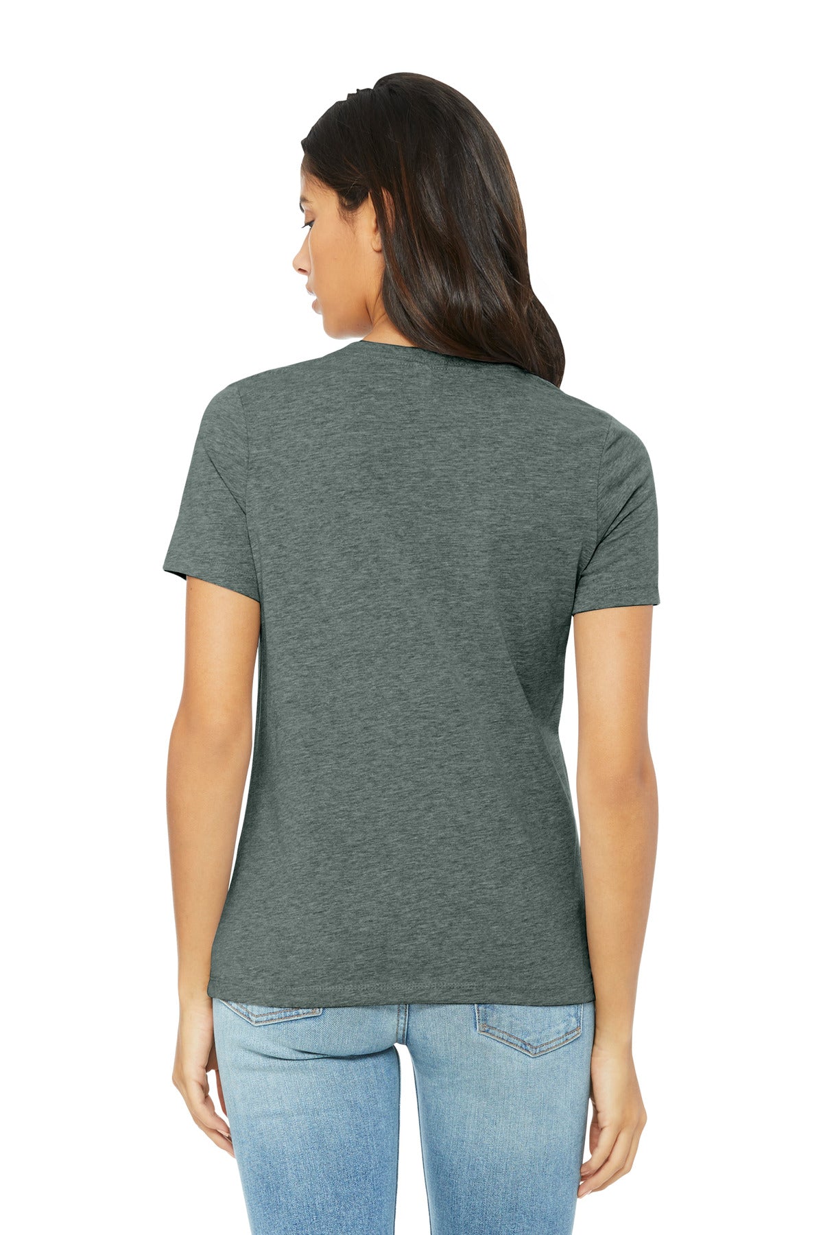 HtBluStorm BELLA+CANVAS Women's Relaxed CVC Tee BC6400CVC