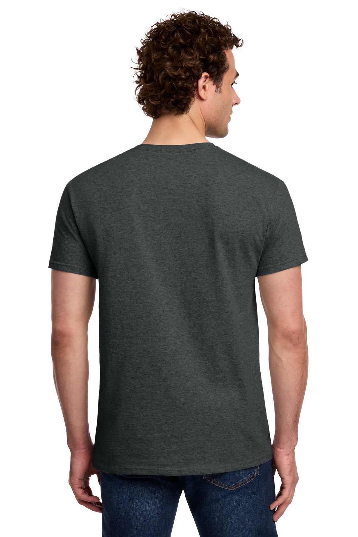 HtDkGrey Gildan Light Cotton Tee 3000