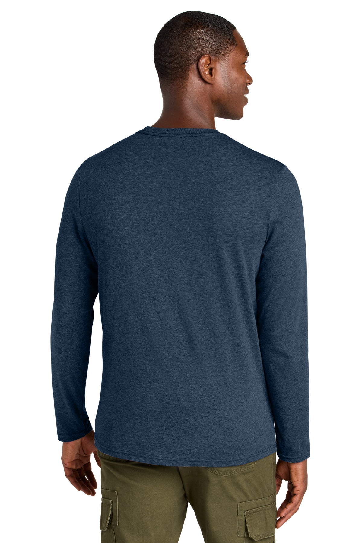 HtdNavy District Perfect Weight CVC Long Sleeve Tee DT185