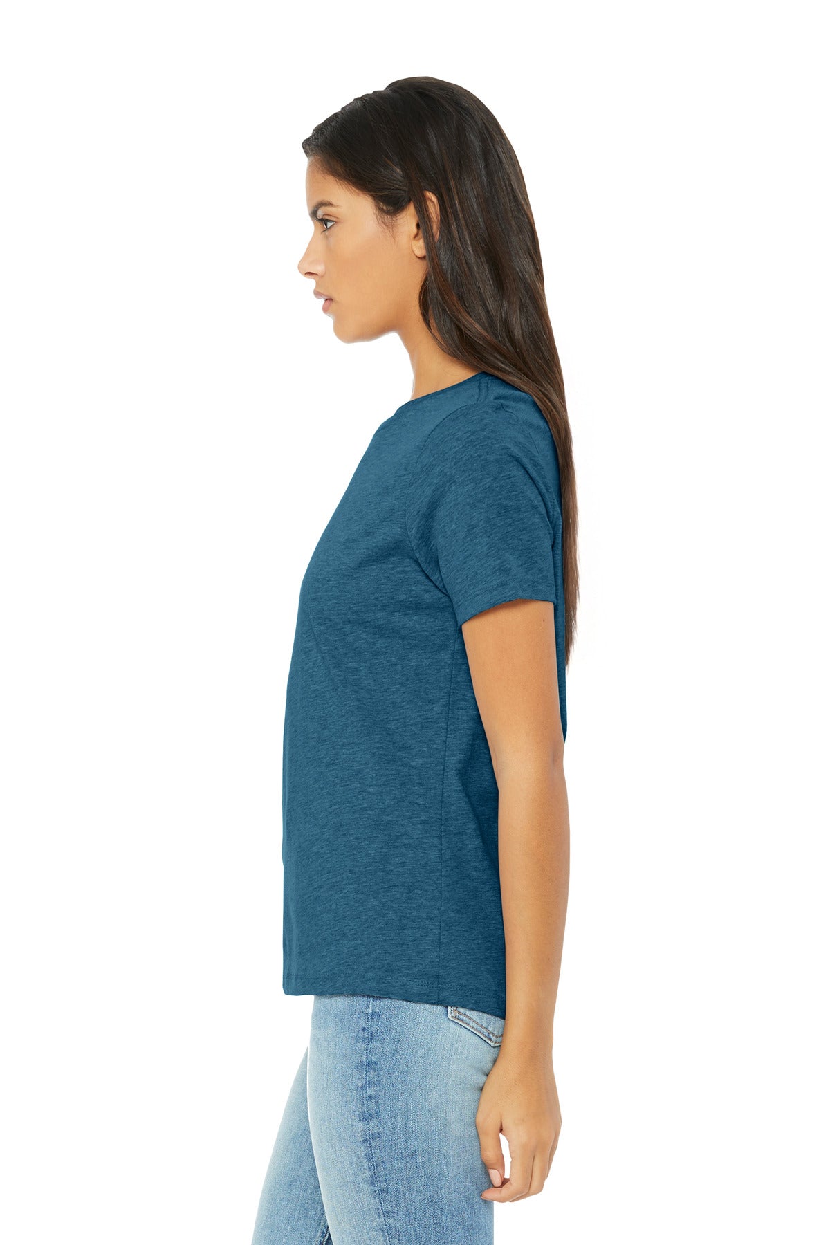 HtDpTeal BELLA+CANVAS Women's Relaxed CVC Tee BC6400CVC