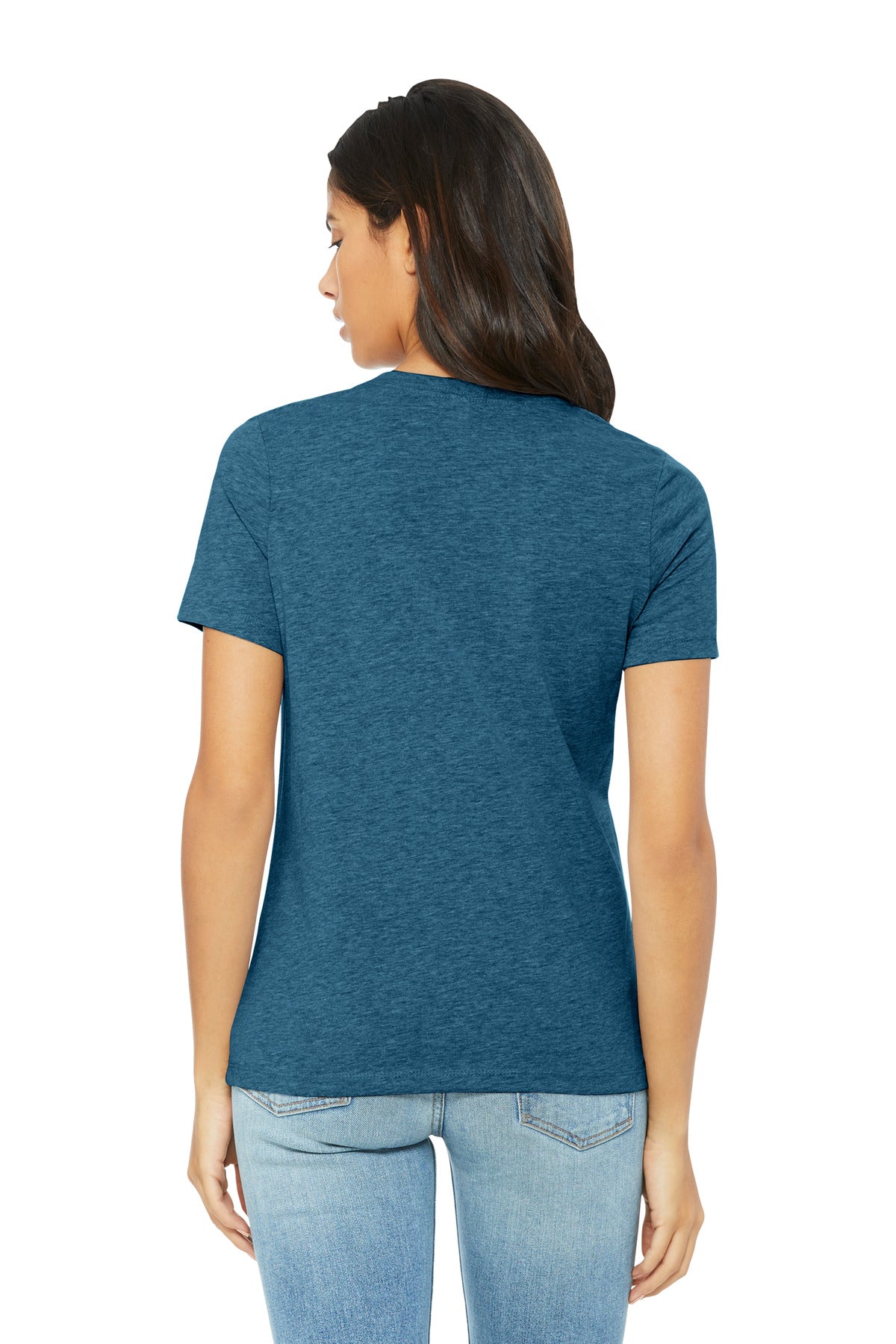 HtDpTeal BELLA+CANVAS Women's Relaxed CVC Tee BC6400CVC