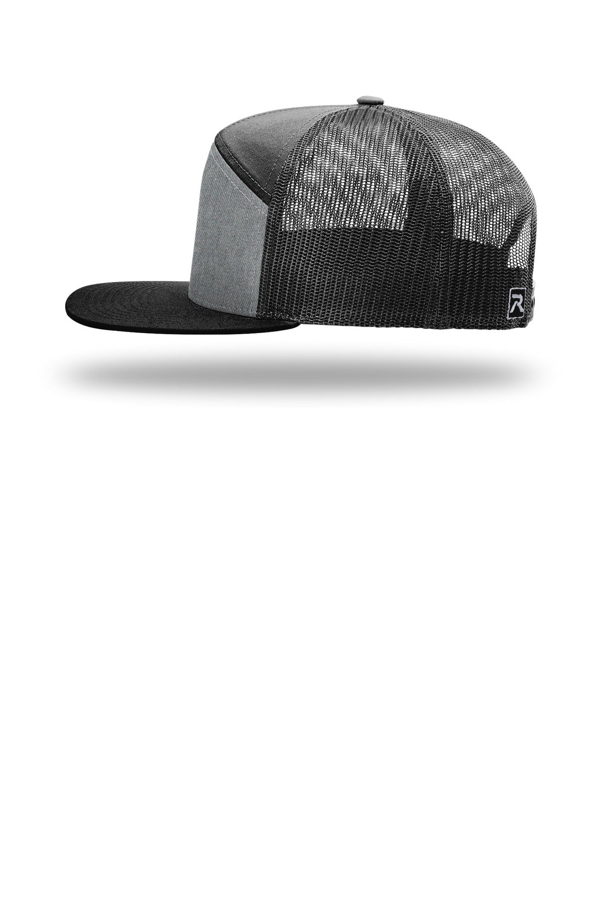 HtG/Bk/Bk Richardson 7-Panel Trucker 168