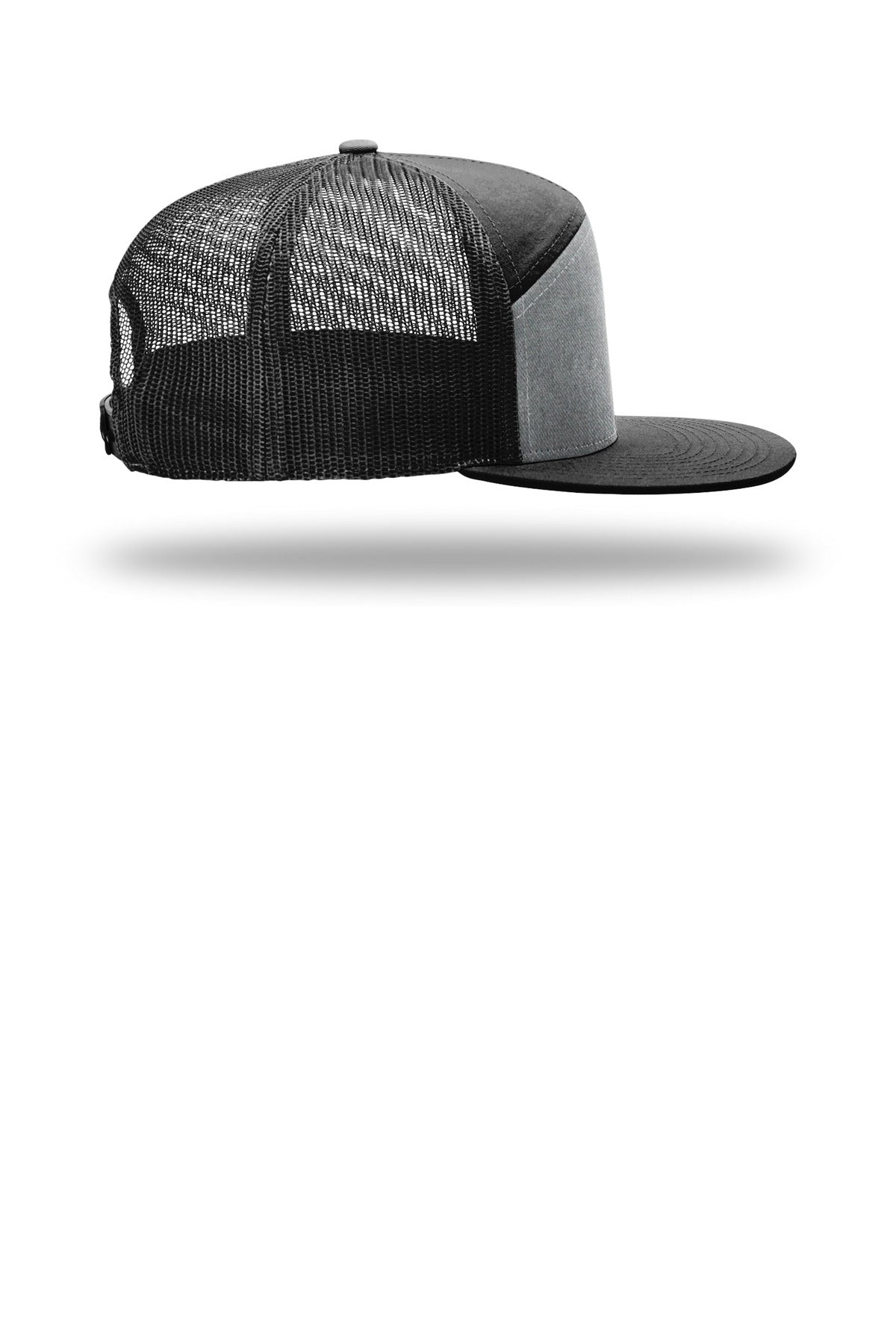 HtG/Bk/Bk Richardson 7-Panel Trucker 168