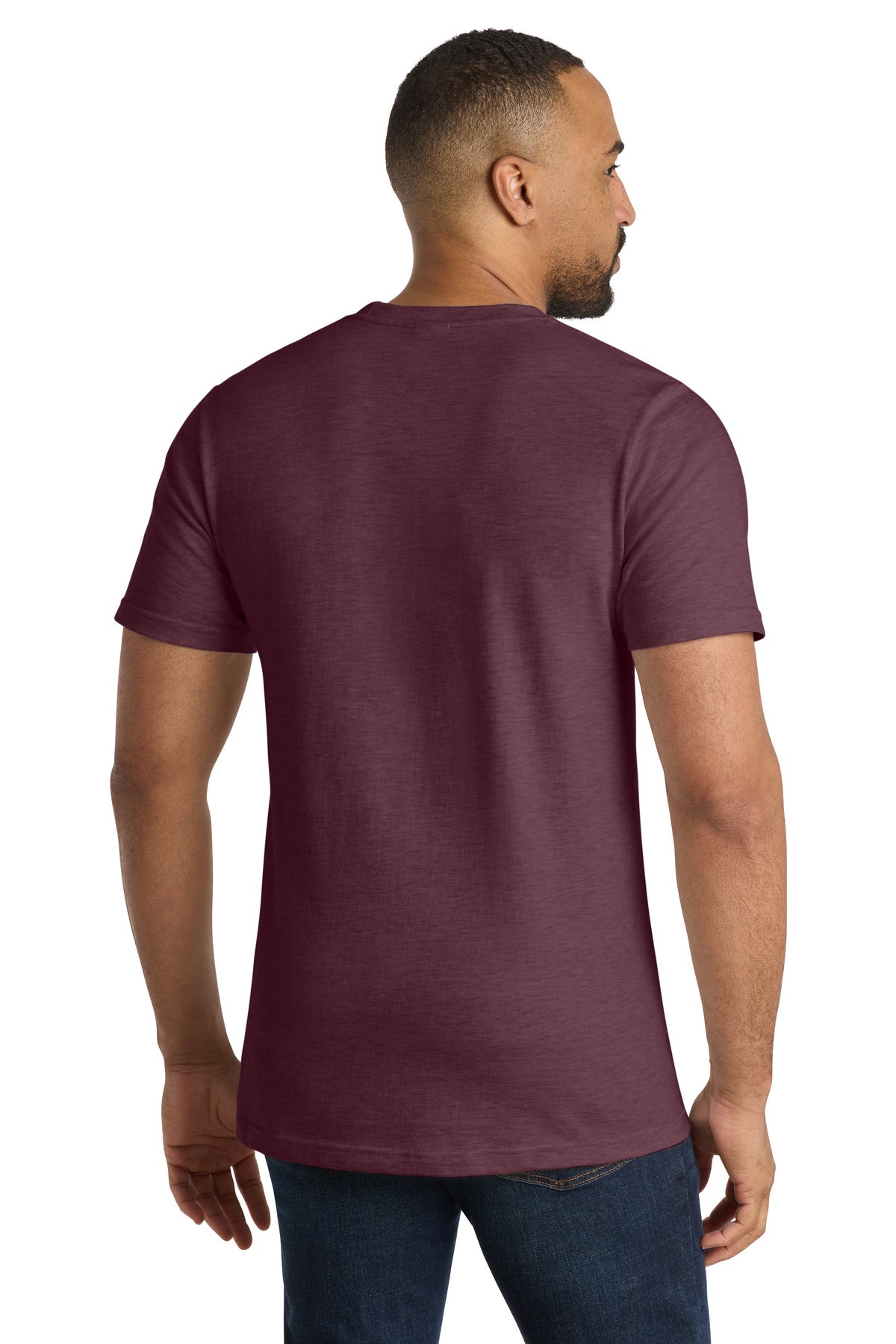 Hthr Ath Mroon Port & Co Bouncer Tee PC600