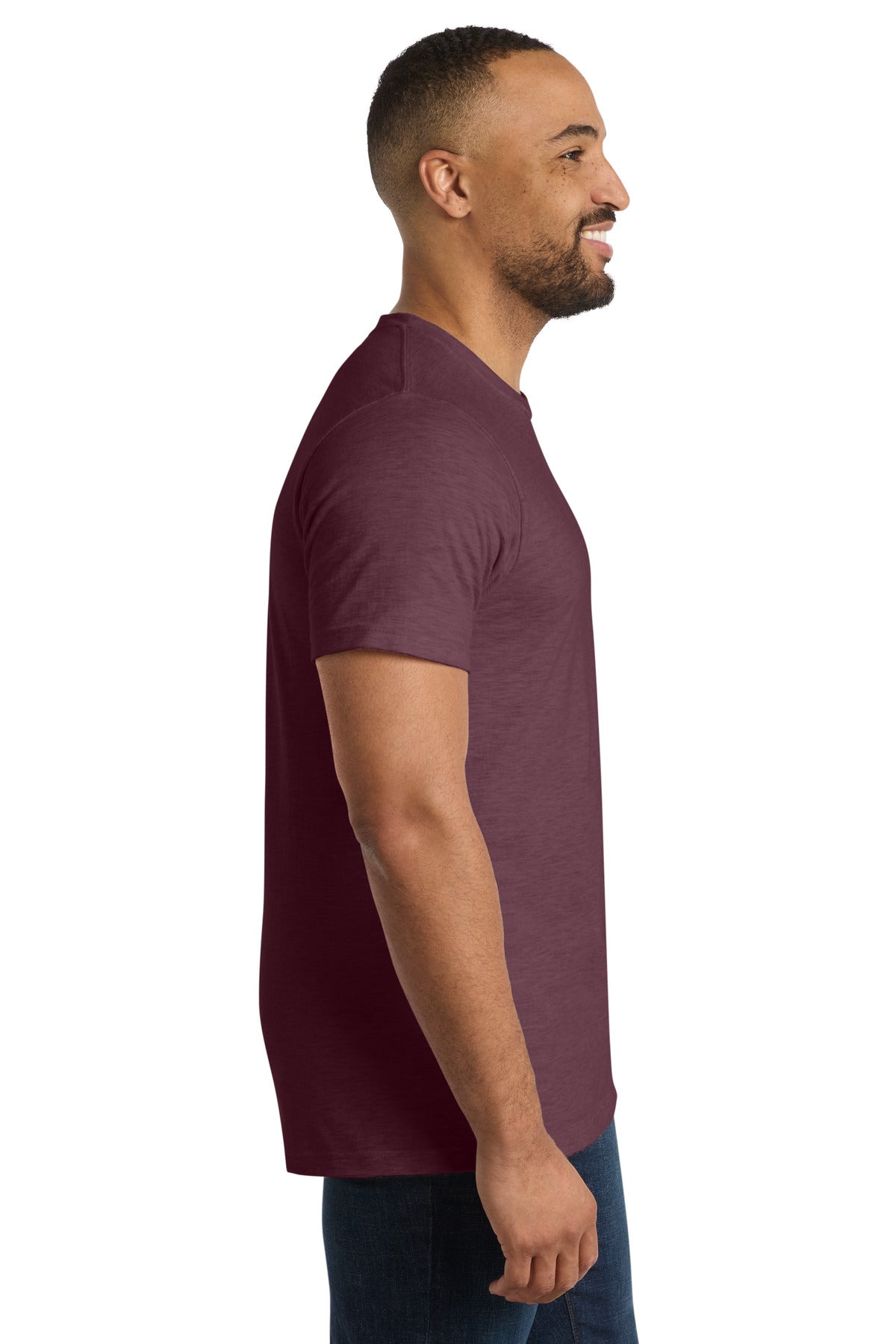 Hthr Ath Mroon Port & Co Bouncer Tee PC600
