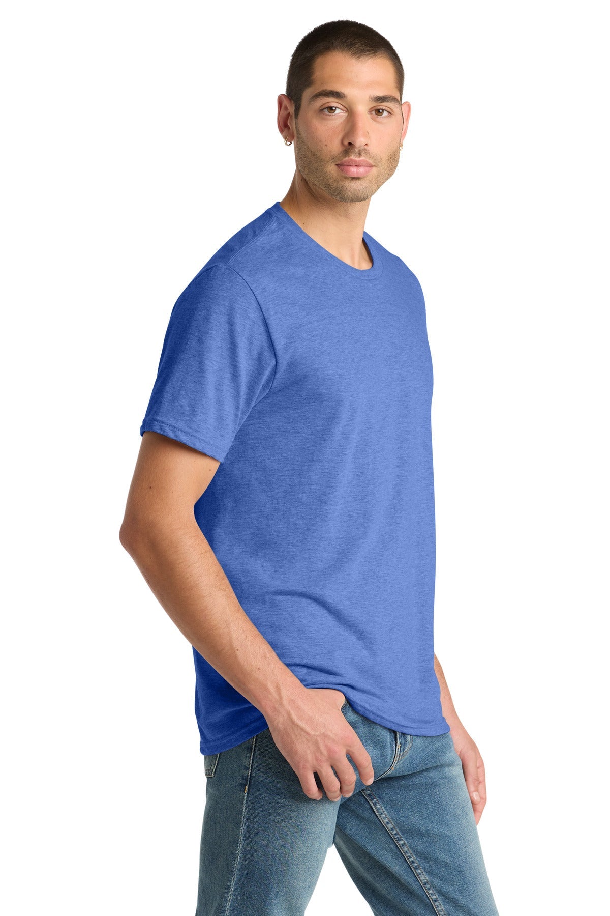 Hthr Royal District Perfect Blend CVC Tee. DM108