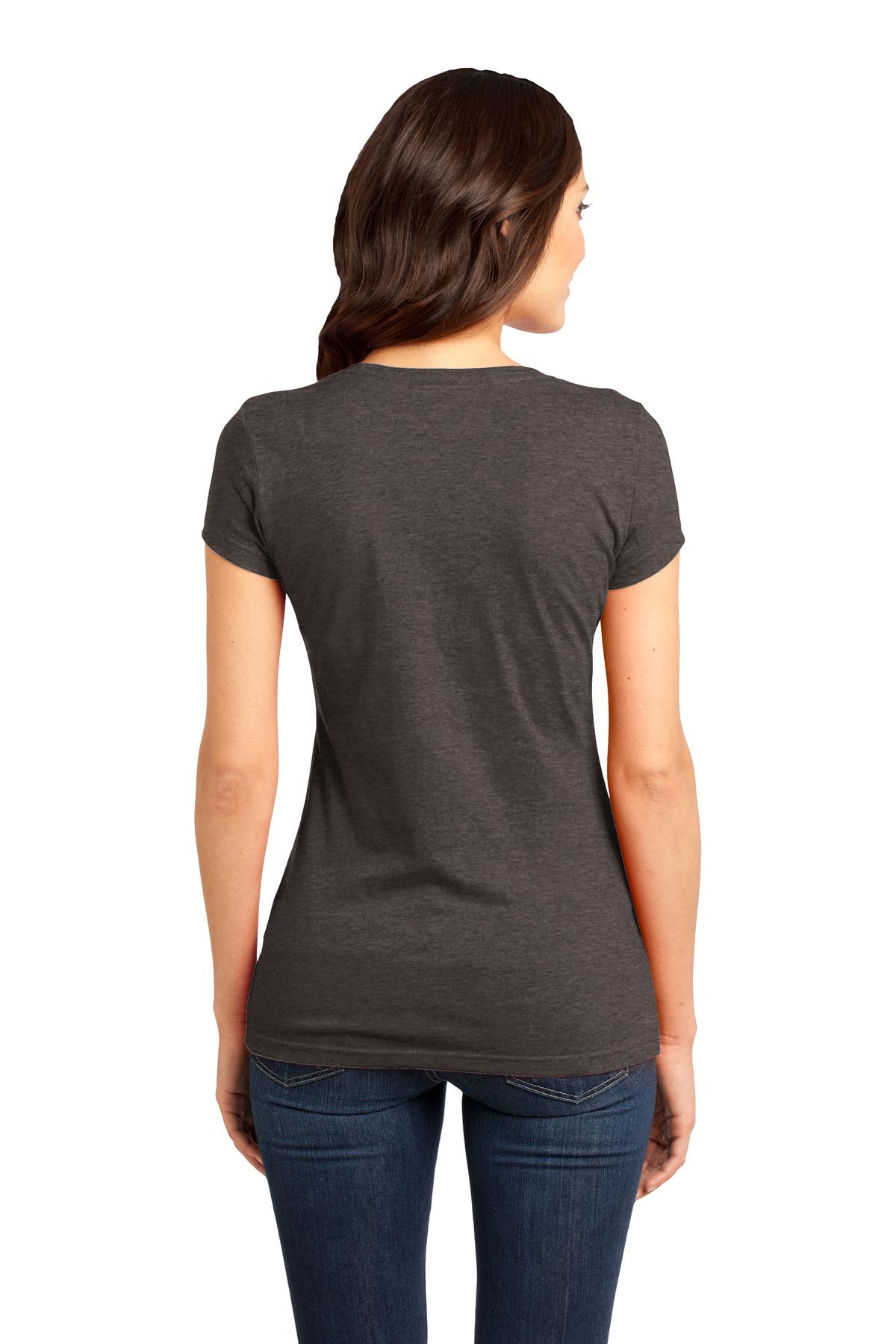 Hthrd Brown District Women's Fitted Very Important Tee . DT6001