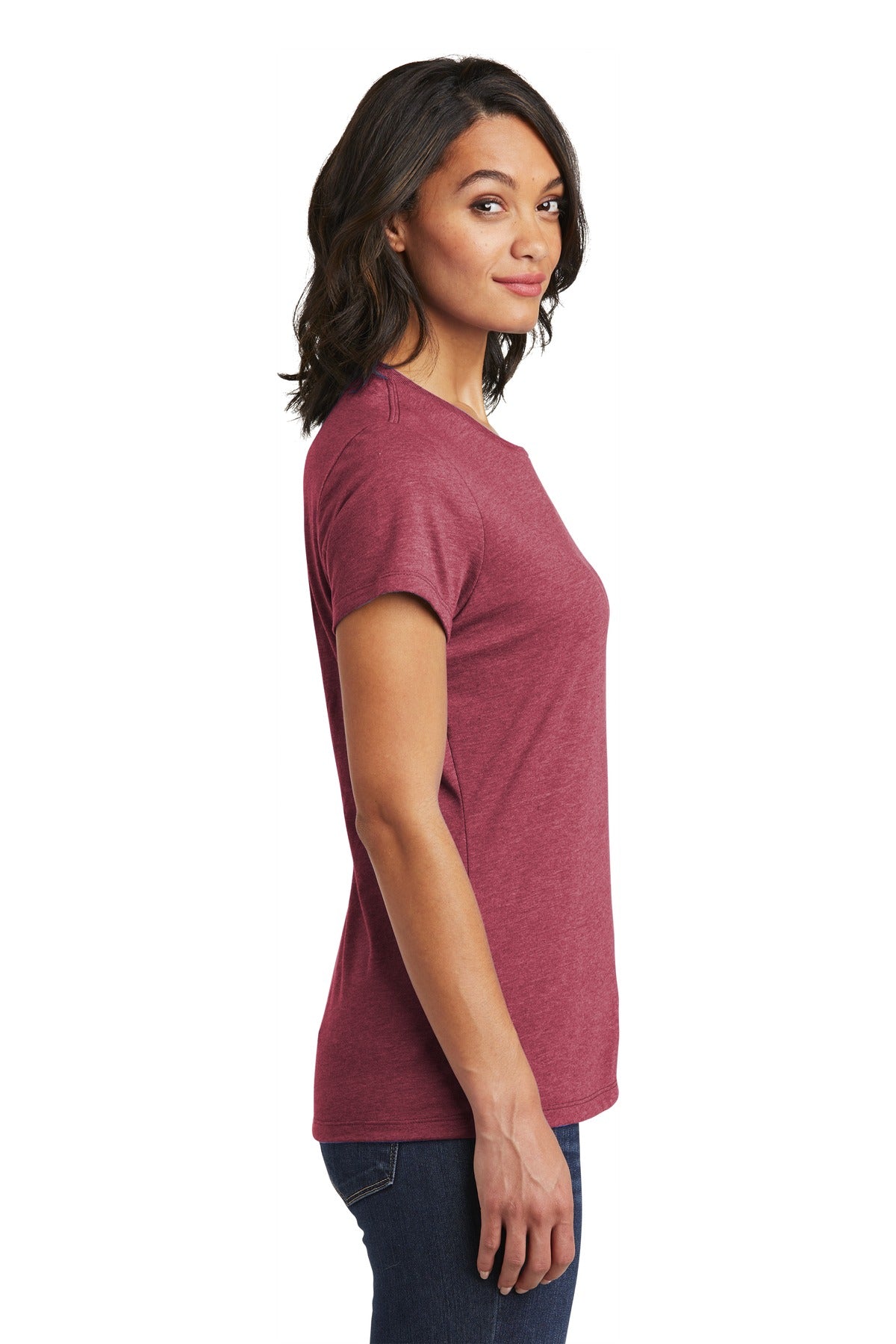 Hthrd Cardinal District Women's Very Important Tee . DT6002