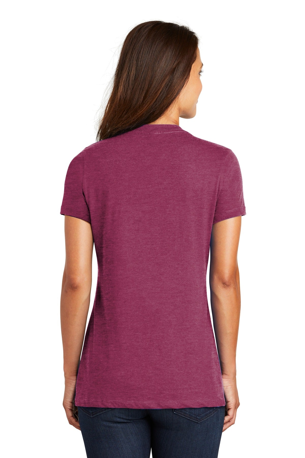 Hthrd Loganbry District - Women's Perfect Weight V-Neck Tee. DM1170L