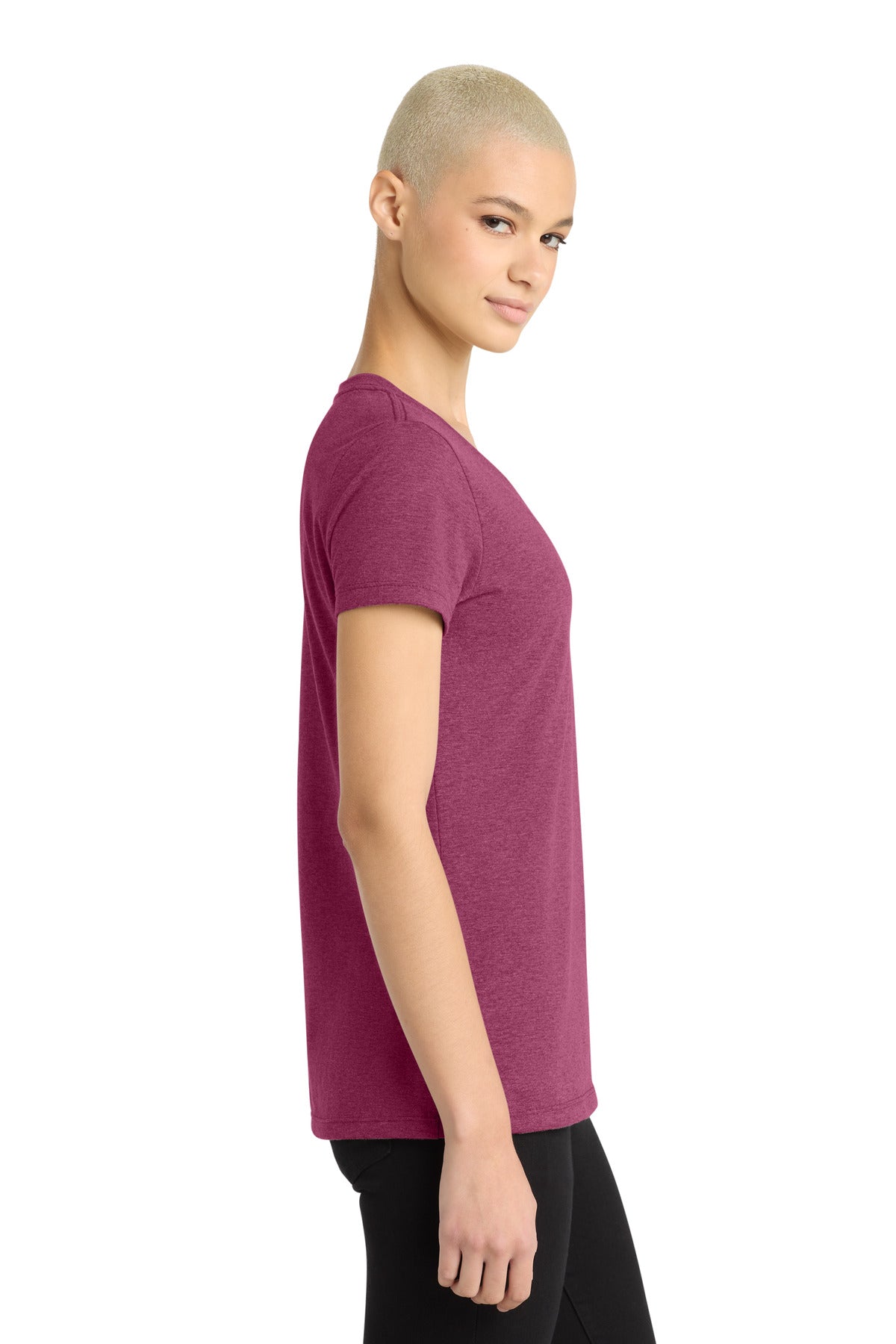 Hthrd Loganbry District - Women's Perfect Weight V-Neck Tee. DM1170L