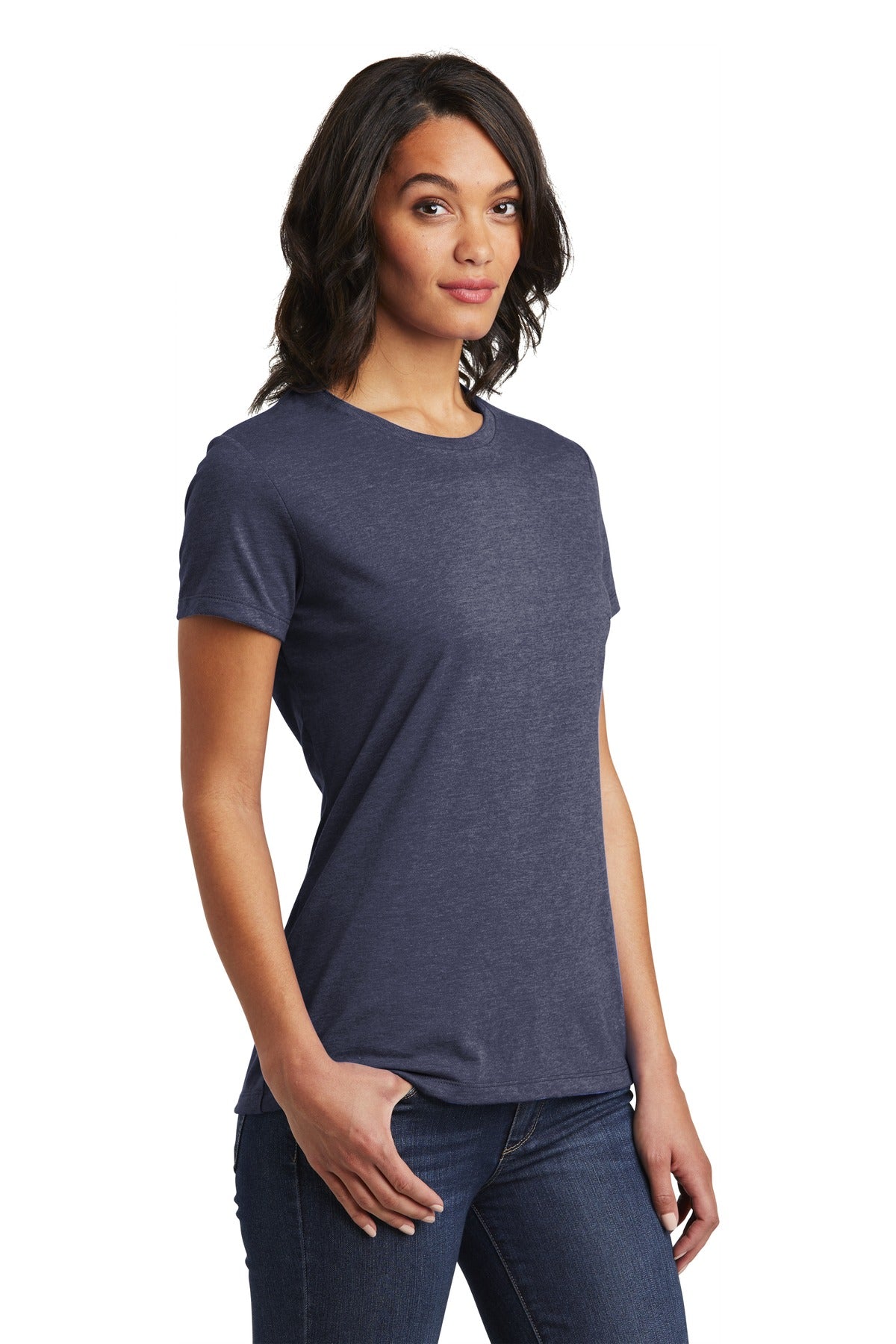 Hthrd Navy District Women's Very Important Tee . DT6002