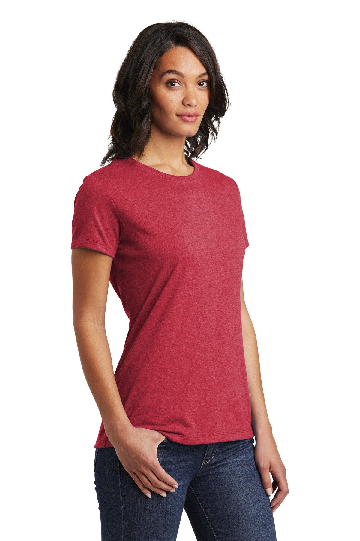 Hthrd Red District Women's Very Important Tee . DT6002