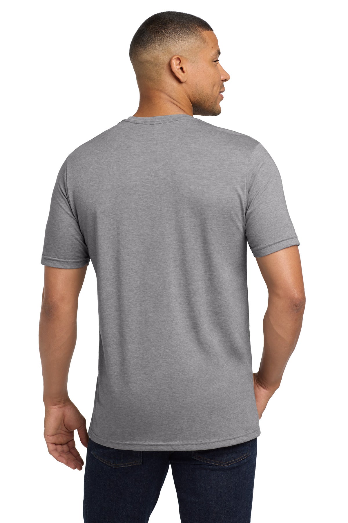 HthrGray Next Level Apparel Adult Poly/Cotton Tee. NL6200