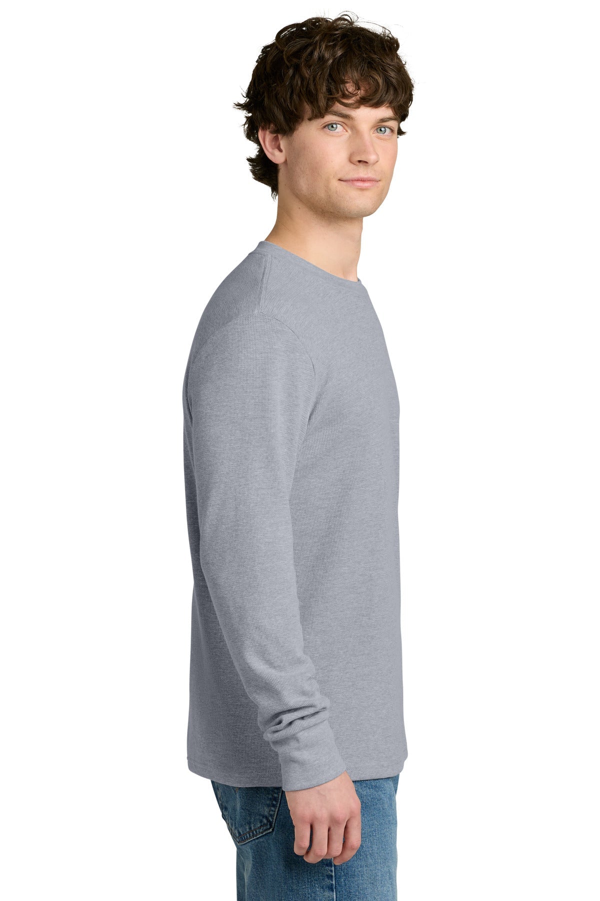 HthrGray Next Level Apparel Ideal Thermal Long Sleeve Tee NL8211