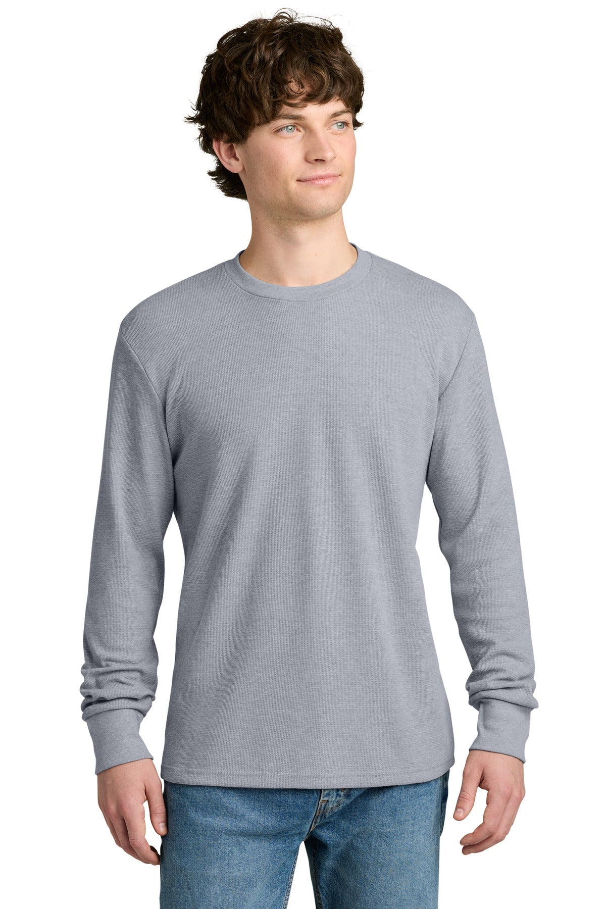 HthrGray Next Level Apparel Ideal Thermal Long Sleeve Tee NL8211
