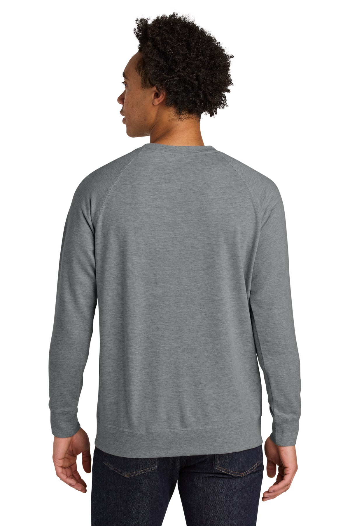 HthrGray Next Level Apparel Laguna Raglan Sweatshirt NL9000