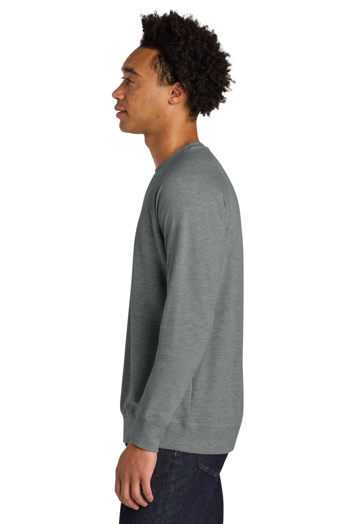 HthrGray Next Level Apparel Laguna Raglan Sweatshirt NL9000