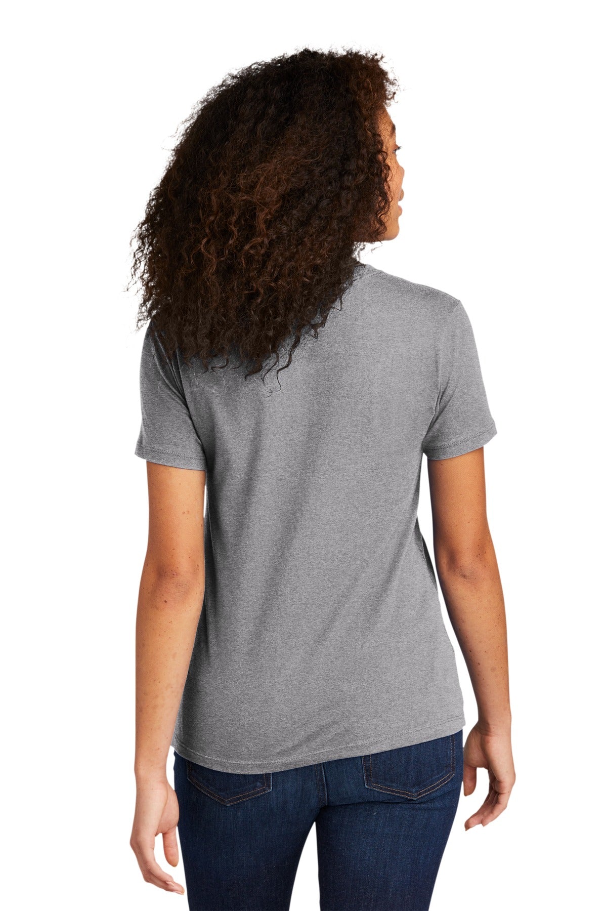 HthrGray Next Level Apparel Women's Cotton Tee. NL3900