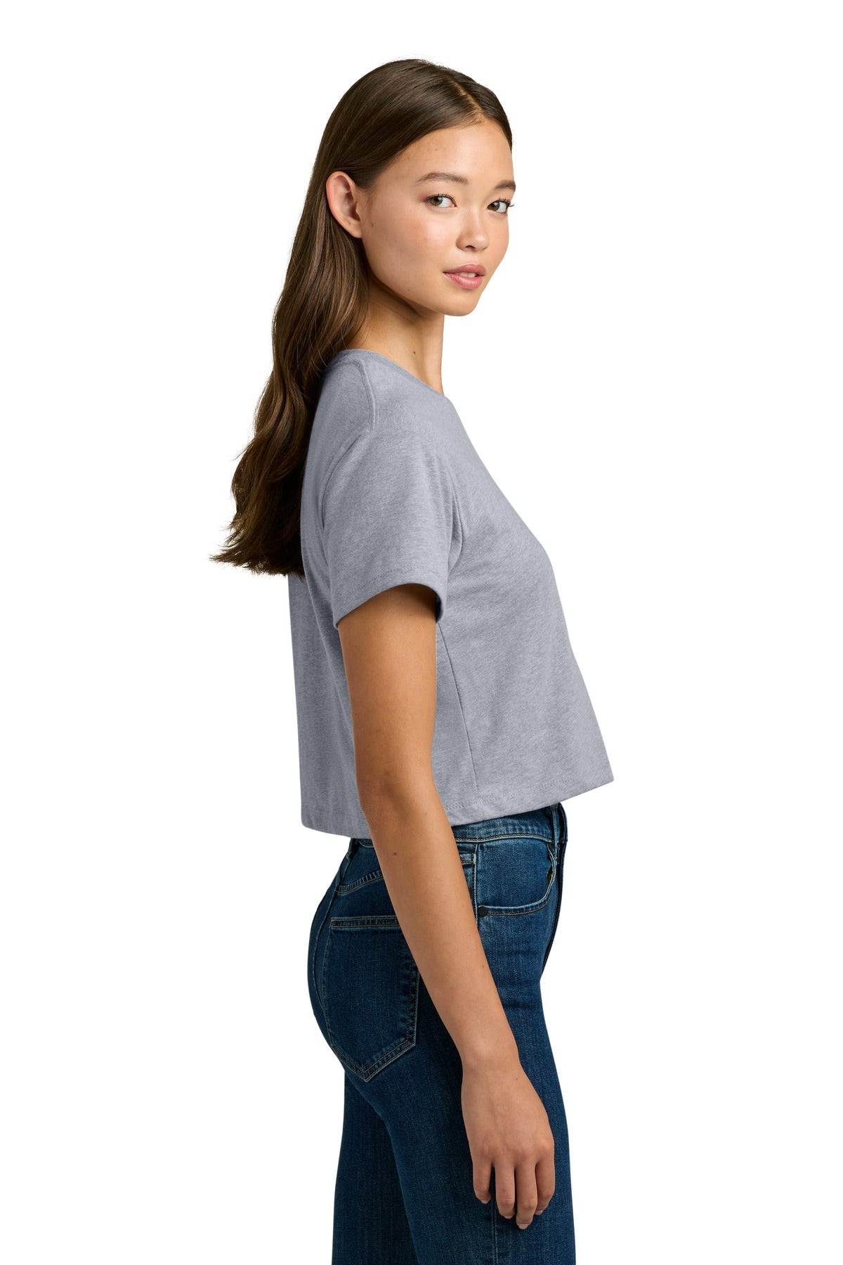HthrGray Next Level Apparel Women's Ideal Crop Top NL1580