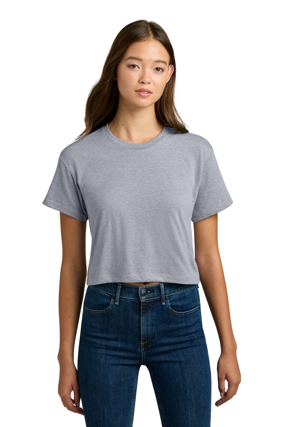 HthrGray Next Level Apparel Women's Ideal Crop Top NL1580
