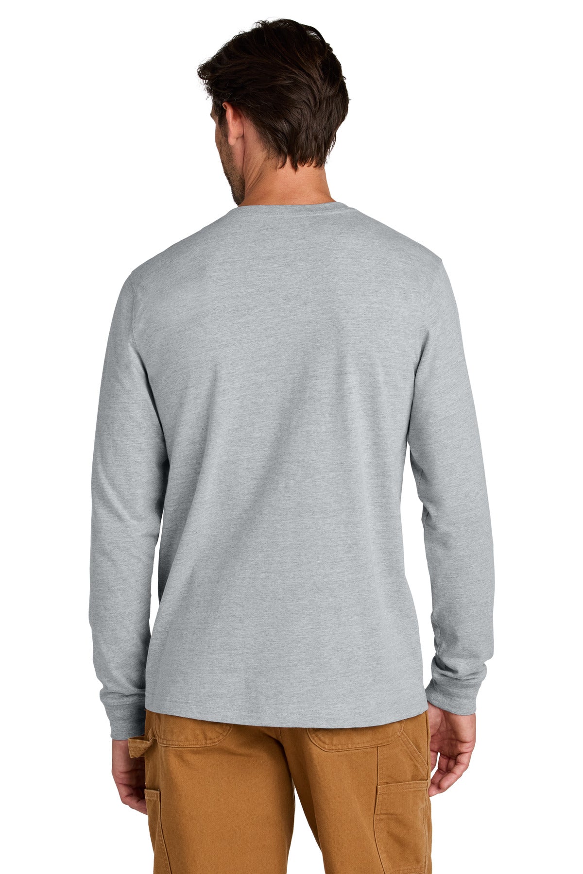 HthrGrey Carhartt Long Sleeve T-Shirt CT106921