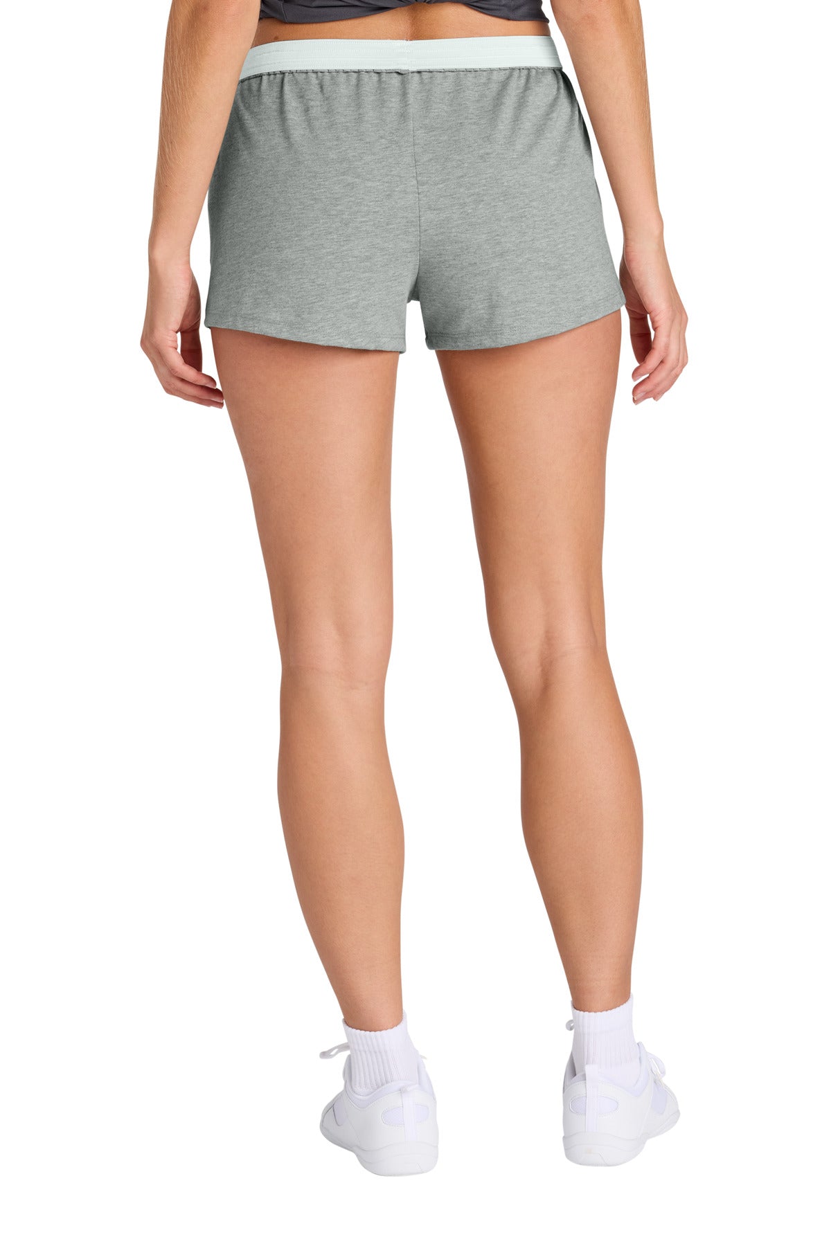 HthrGrey Sport-Tek Women's Jersey Knit Squad Short LST311