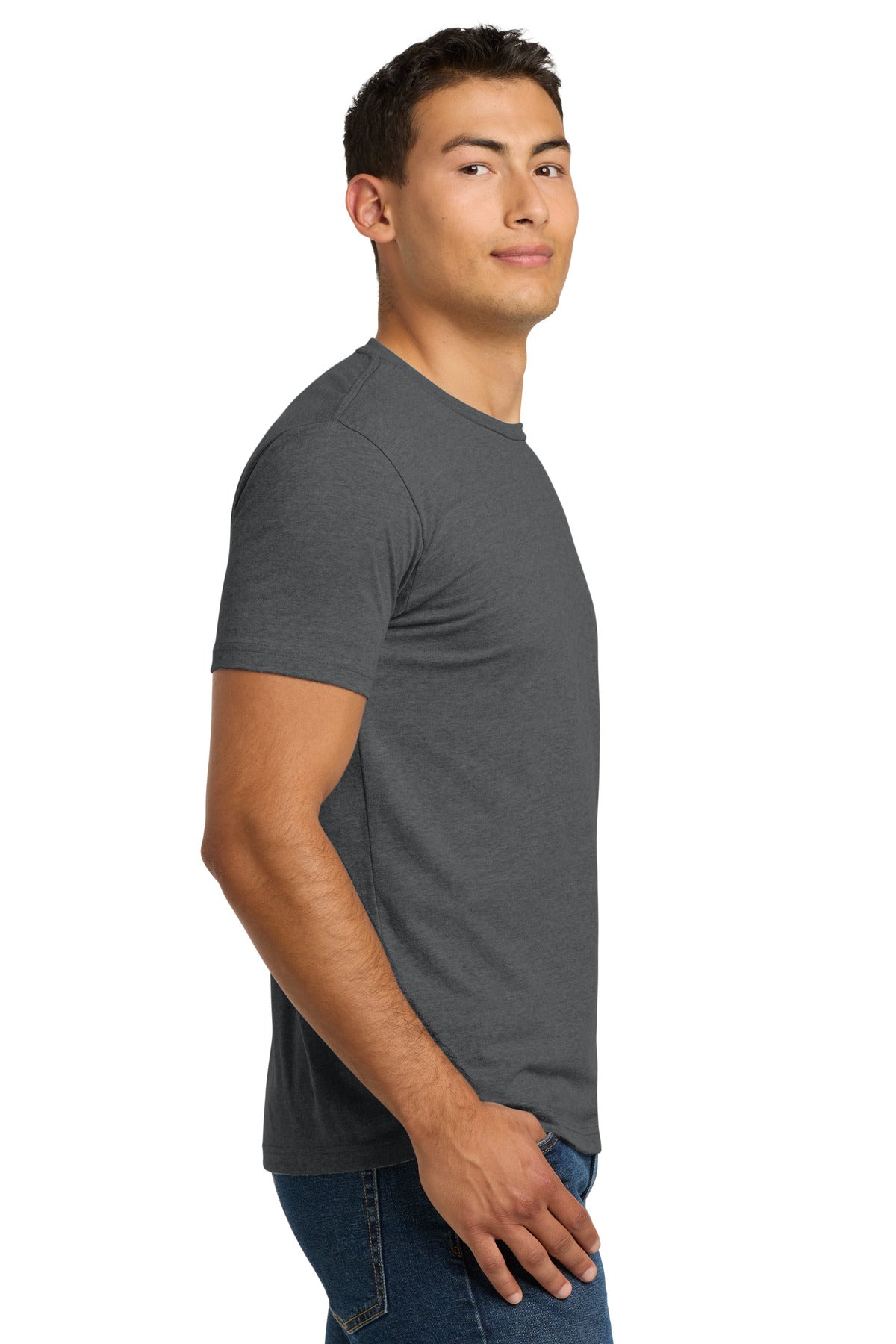 HthrHvyMtl Next Level Apparel Adult CVC Tee. NL6210