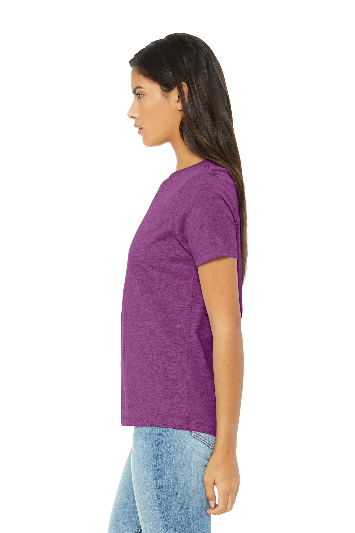 HthrMagnta BELLA+CANVAS Women's Relaxed CVC Tee BC6400CVC