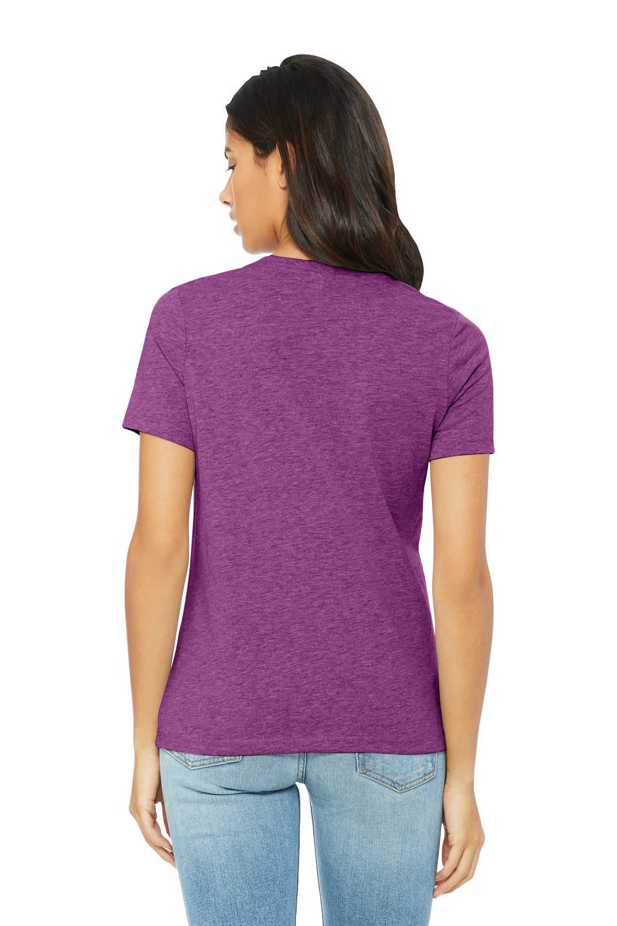 HthrMagnta BELLA+CANVAS Women's Relaxed CVC Tee BC6400CVC