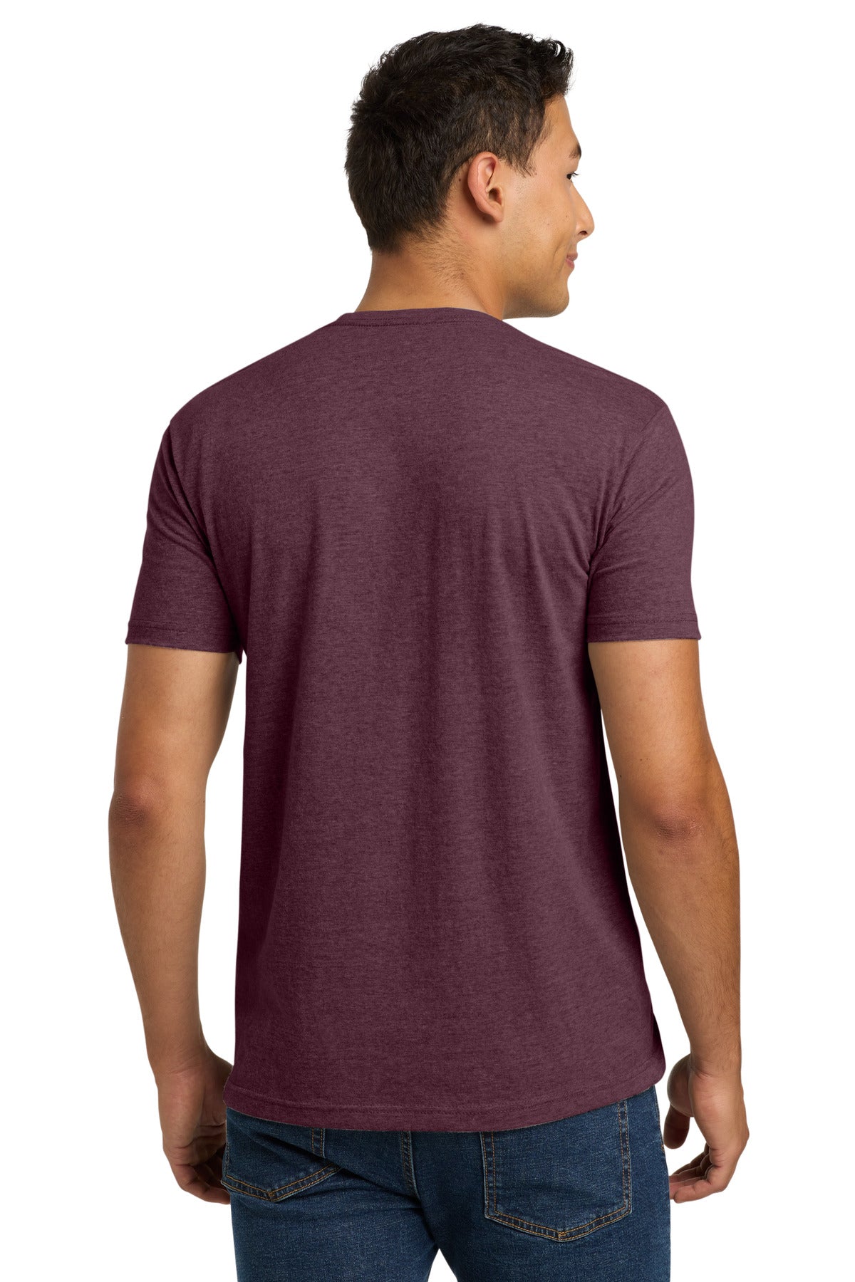 HthrMaroon Next Level Apparel Adult CVC Tee. NL6210