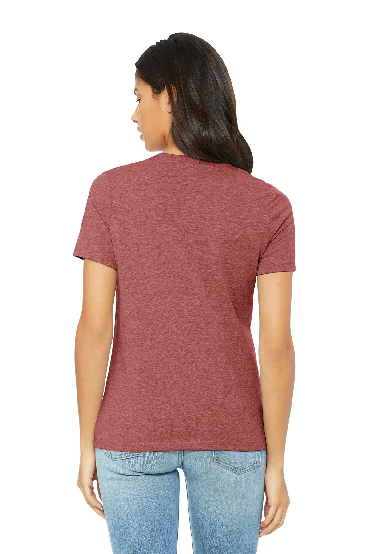 HthrMauve BELLA+CANVAS Women's Relaxed CVC Tee BC6400CVC