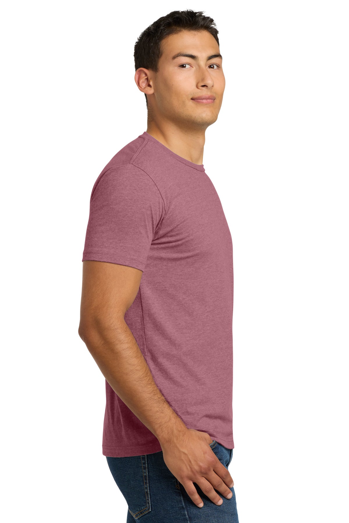 HthrMauve Next Level Apparel Adult CVC Tee. NL6210