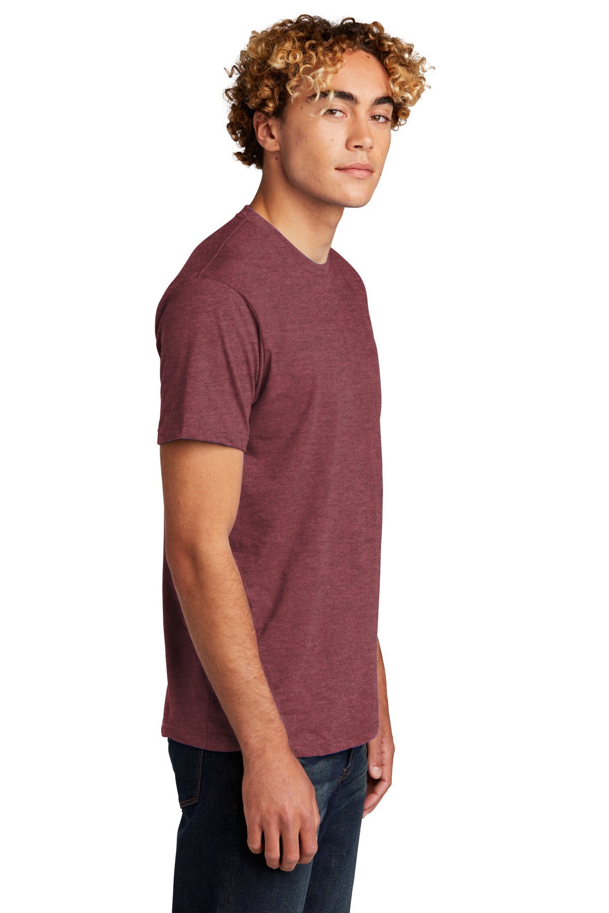HthrMauve Next Level Apparel Adult CVC Tee. NL6210