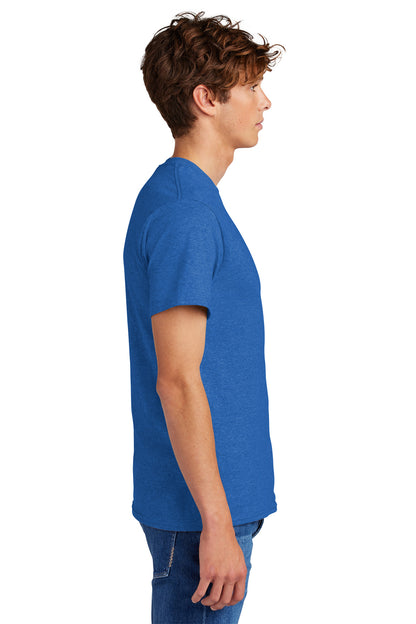 HthrRoyal Port & Co Core Blend Tee. PC55