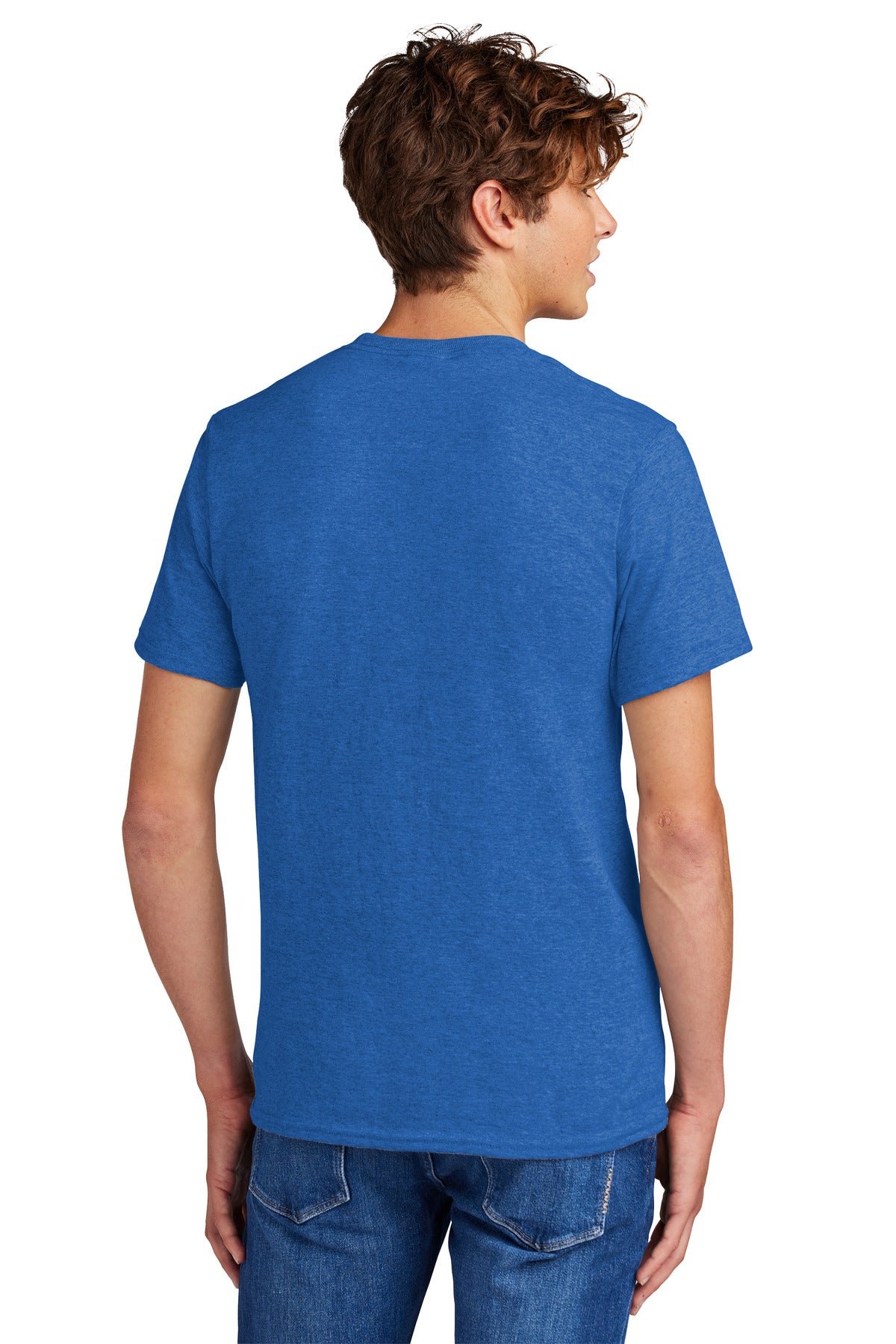 HthrRoyal Port & Co Core Blend Tee. PC55