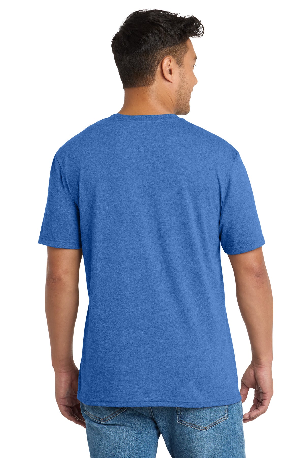 HthrRoyal Port & Co Tri-Blend Tee. PC330