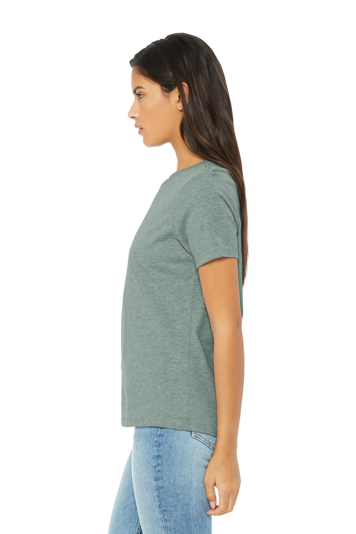HthrSage BELLA+CANVAS Women's Relaxed CVC Tee BC6400CVC