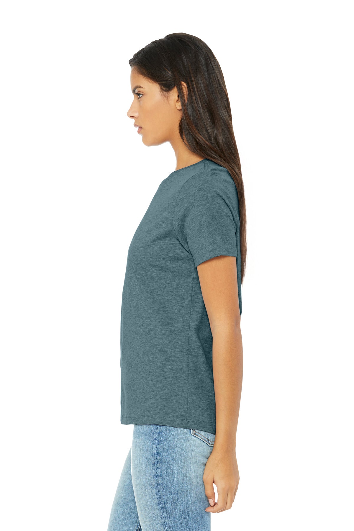 HthrSlate BELLA+CANVAS Women's Relaxed CVC Tee BC6400CVC
