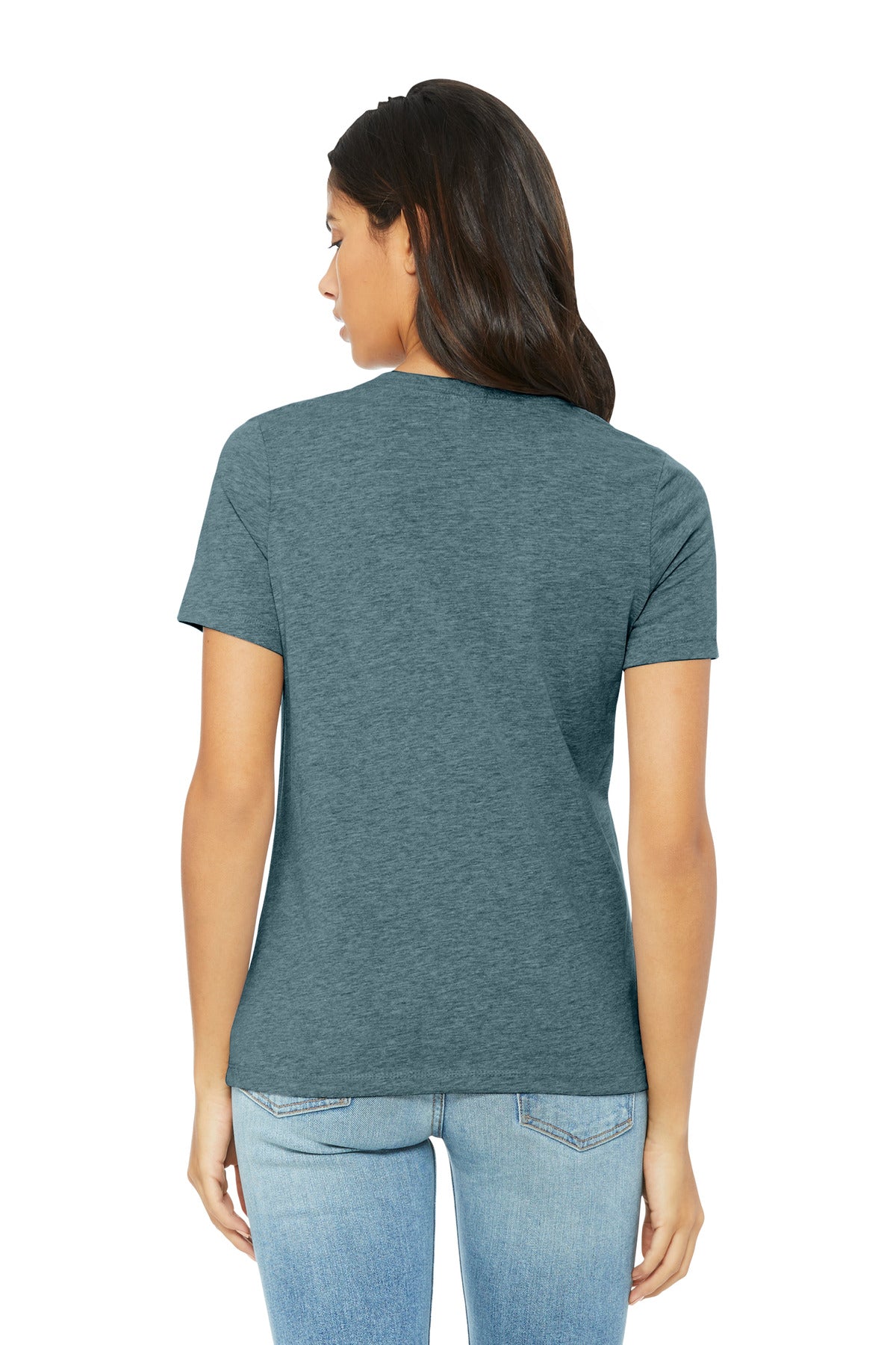 HthrSlate BELLA+CANVAS Women's Relaxed CVC Tee BC6400CVC