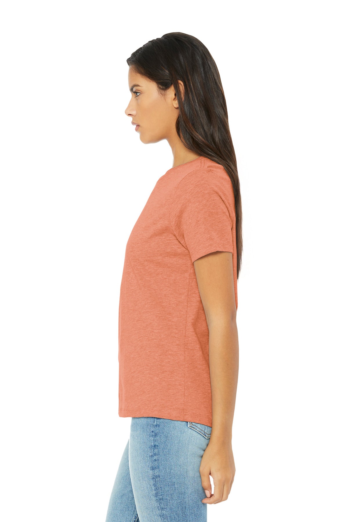 HthrSunset BELLA+CANVAS Women's Relaxed CVC Tee BC6400CVC
