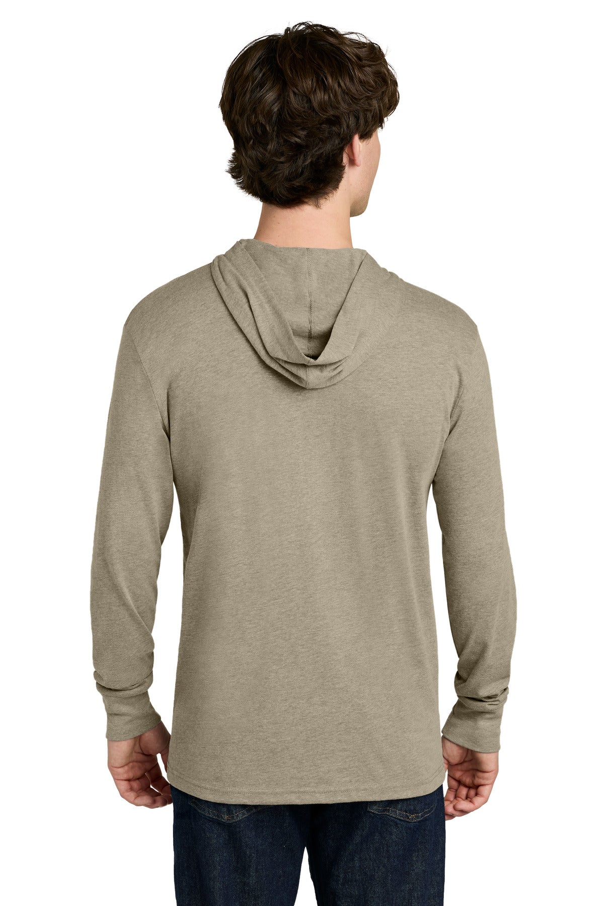 HthrTan Next Level Apparel CVC Long Sleeve Hoodie NL6221