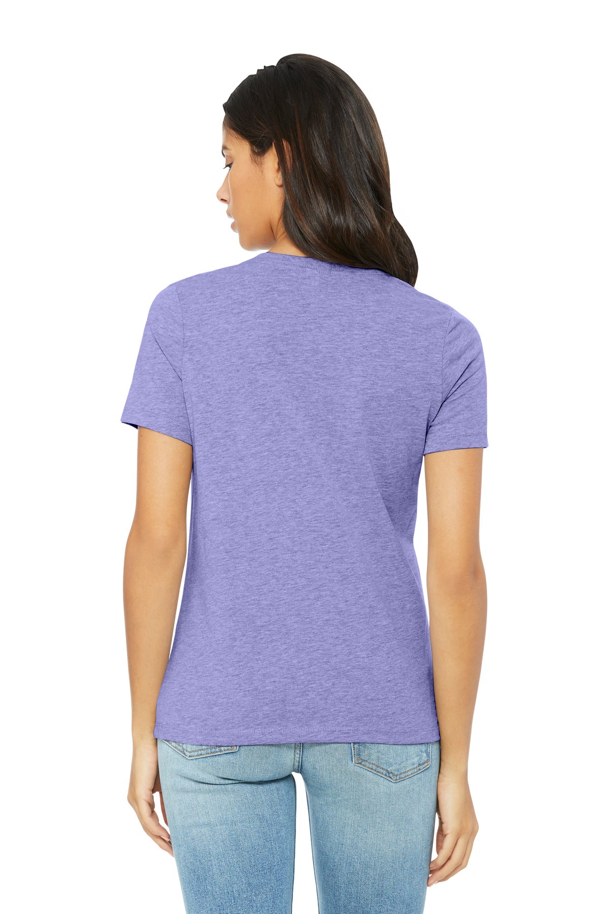 HtrDkLvndr BELLA+CANVAS Women's Relaxed CVC Tee BC6400CVC