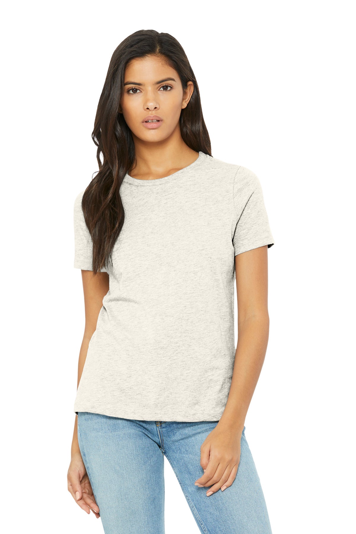 HtrNatural BELLA+CANVAS Women's Relaxed CVC Tee BC6400CVC