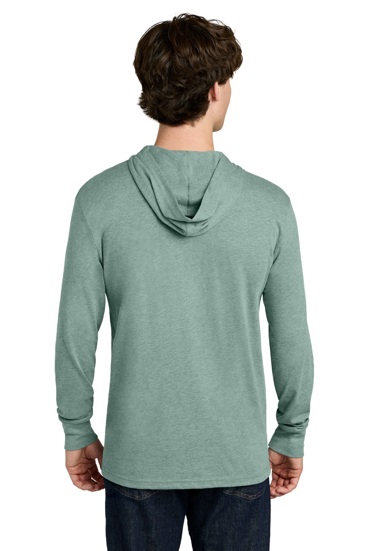 HtrSeafoam Next Level Apparel CVC Long Sleeve Hoodie NL6221