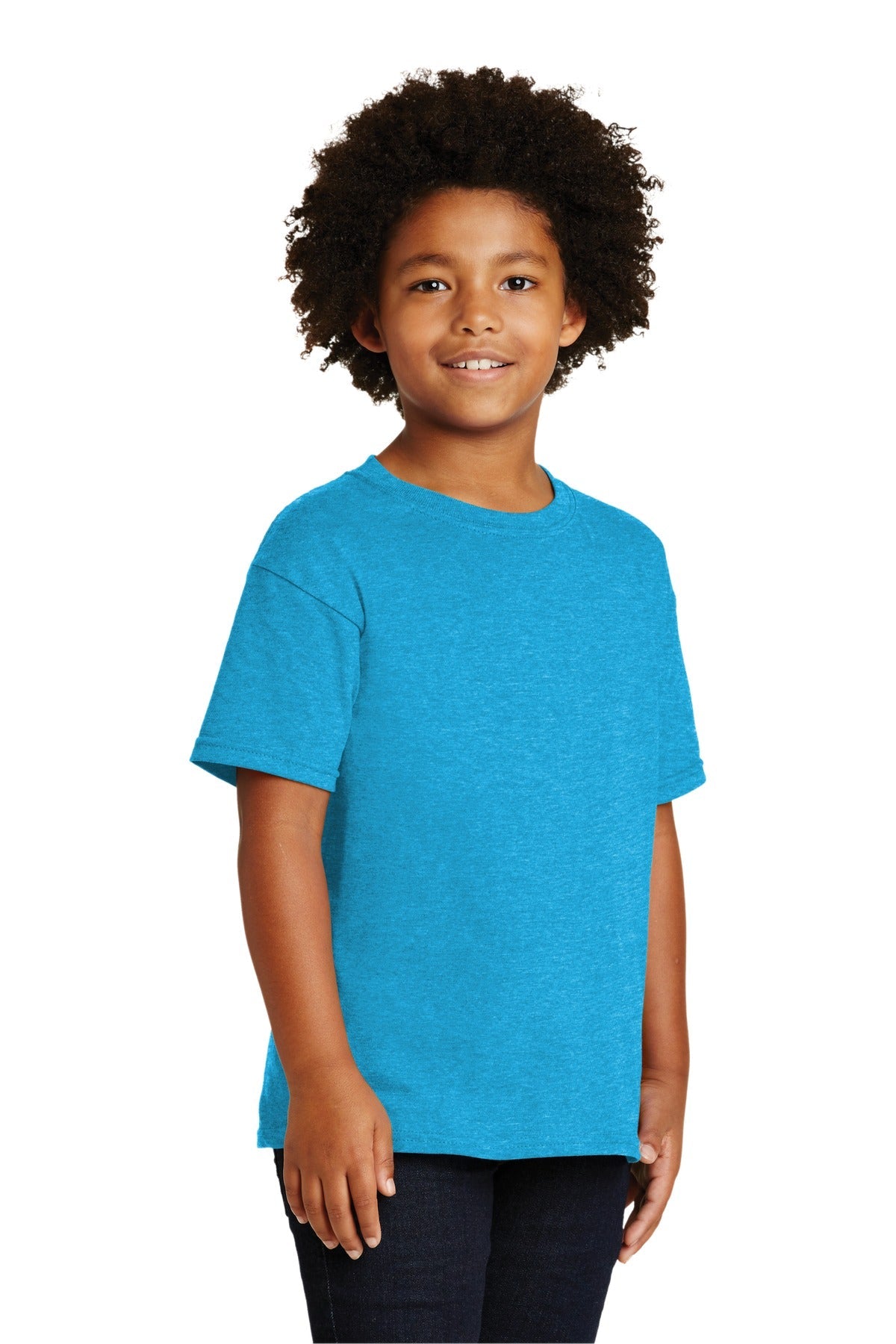HtSapphire Gildan - Youth Heavy Cotton 100% Cotton T-Shirt. 5000B