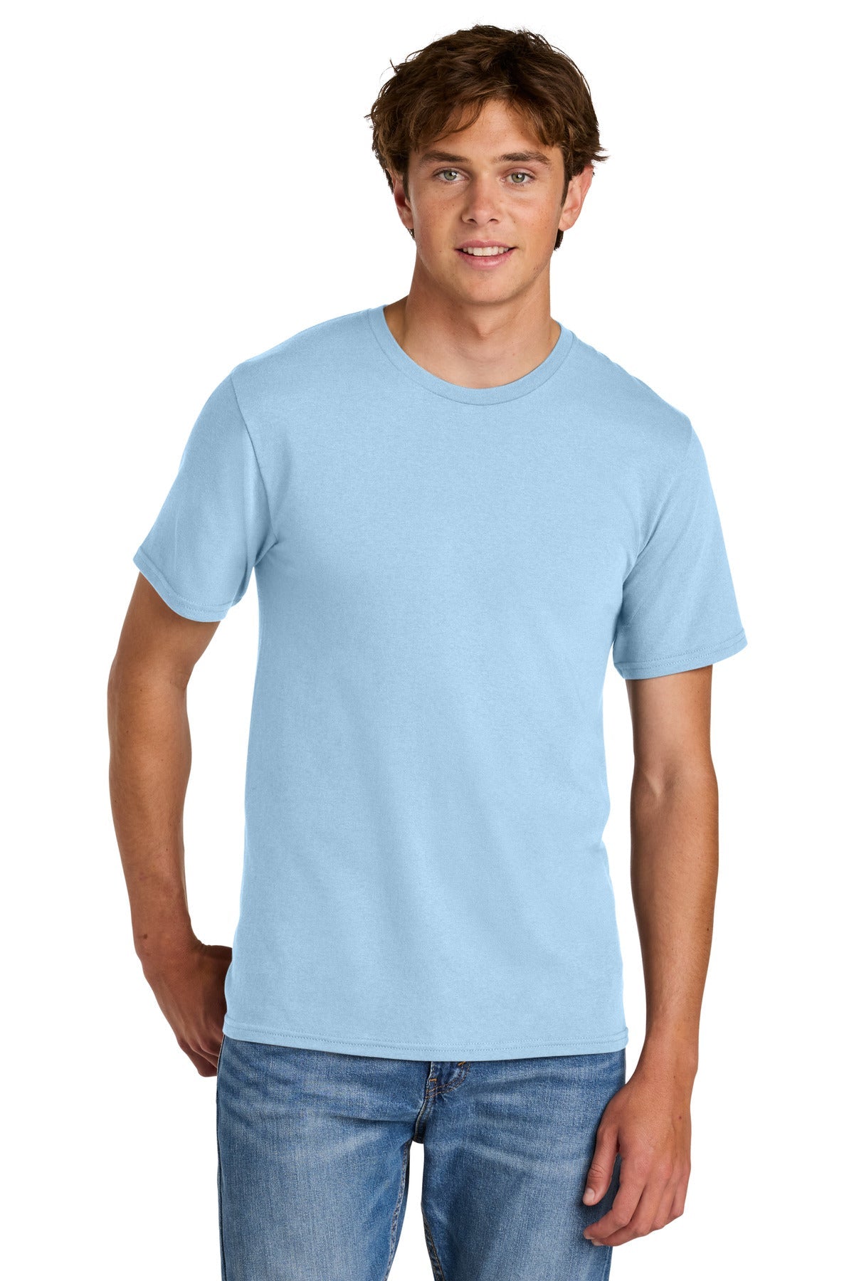 IceBlue Port & Co Easy Cotton Tee PC43