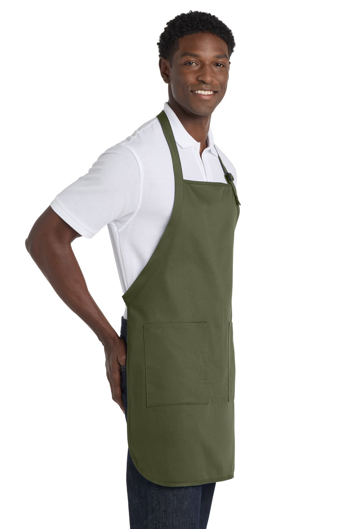 Port Authority® Full-Length Apron with Pockets
